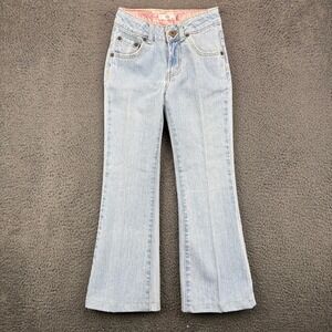 Levi's 517 Stretch‎ Flare Jeans Light Wash Girls Size 10 Slim Denim